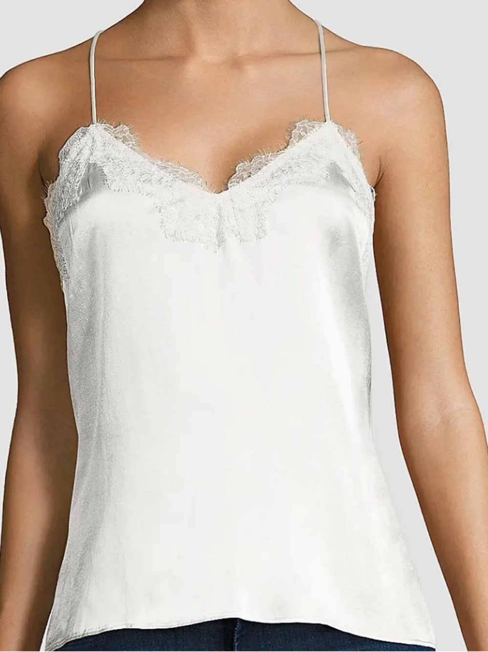 Cami NYC Racer Silk Charmeuse Camisole size small worn once